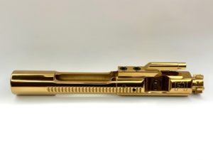 Gold colored bolt for AR-15